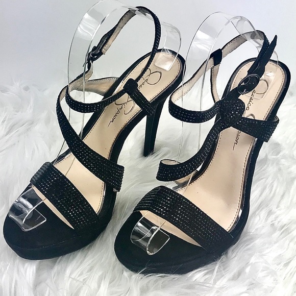 JESSICA SIMPSON Brigid Strappy Heels, Size 9M - Picture 2 of 8